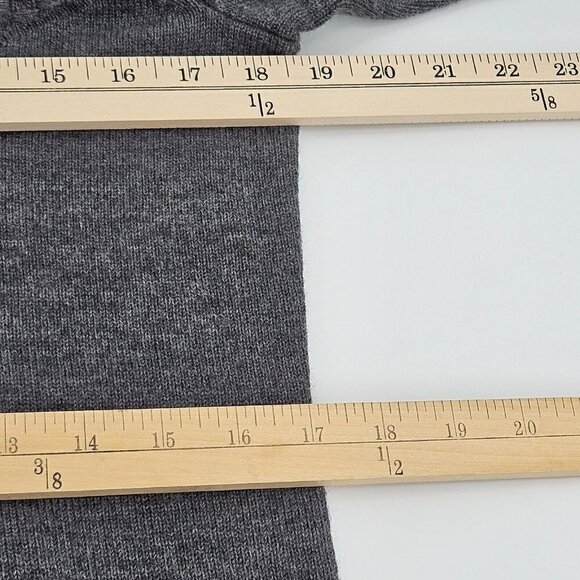 Talbots Lambswool Blend Crew Neck Sweater Gray Women's S Minimalist Lounge Wear - Picture 7 of 8